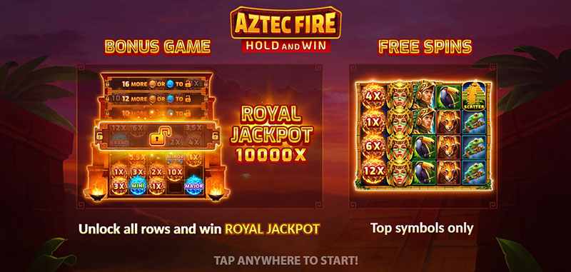 3 Oaks Aztec Fire Slot