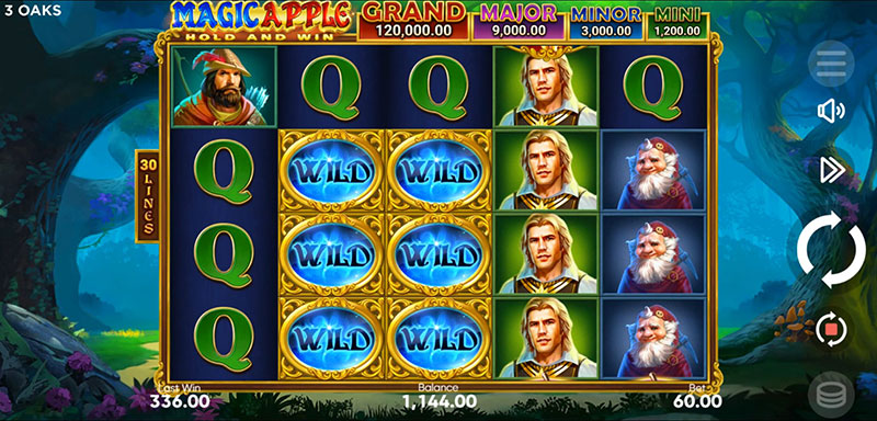 3 Oaks Magic Apple Slot - Wild Symbol