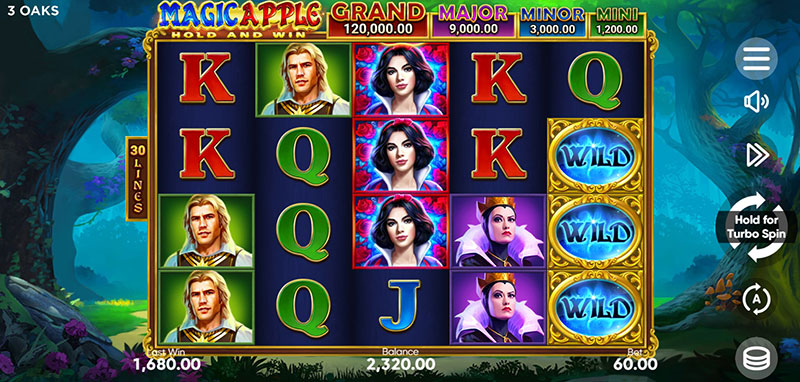 3 Oaks Magic Apple Slot - Jackpot
