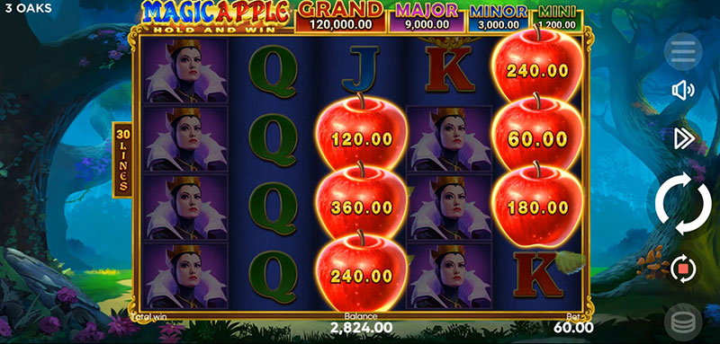 3 Oaks Magic Apple Slot - Bonus Game