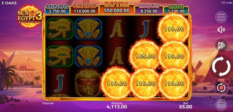 3 Oaks Sun of Egypt 3 Slot - Bonus Symbol