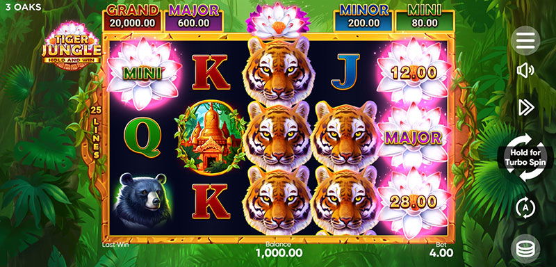 Guide to Play 3 Oaks Tiger Jungle Slot