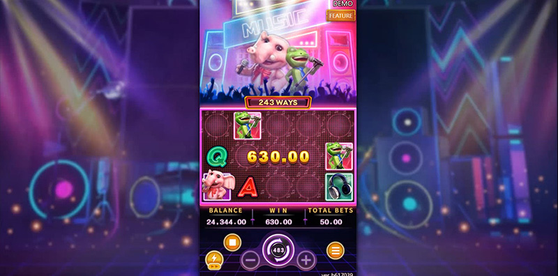 FC Da Le Men Slot - Cascading Reel