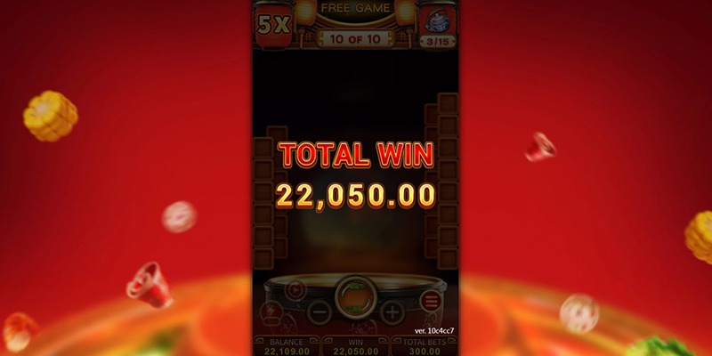 FC Hot Pot Party Slot - Total Win