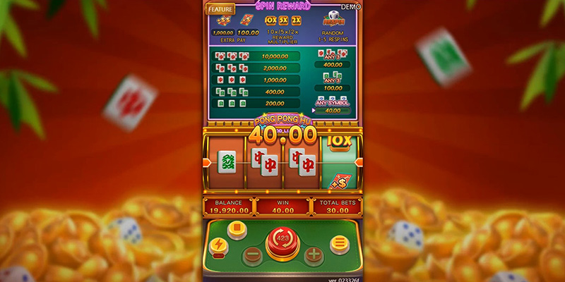 FC Pong Pong Hu Slot - Full Symbol In The First Three Leftmost Reel