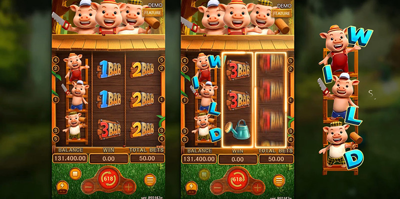 FC Three Little Pigs Slot - Wild Symbol