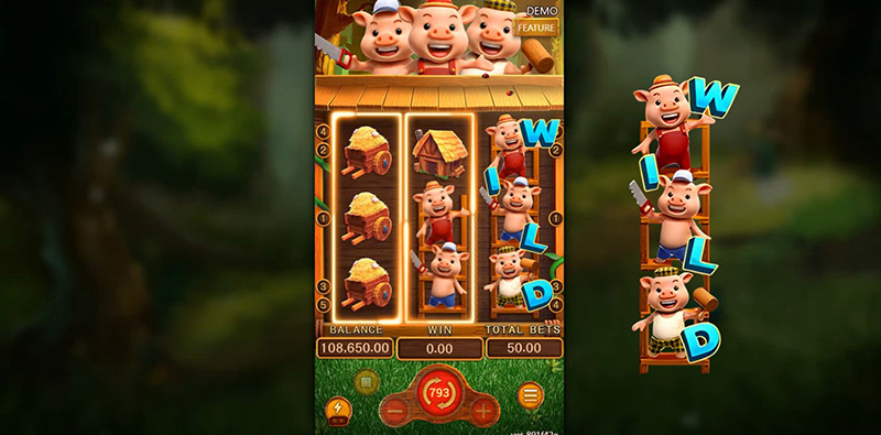 FC Three Little Pigs Slot - Big Wild Symbol