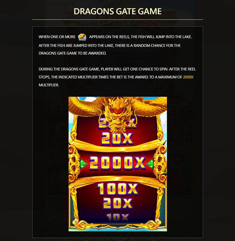 Dragons Gate Slot Machine Bonus Game
