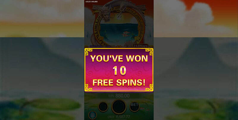 Dragons Gate Slot Machine Bonus Game