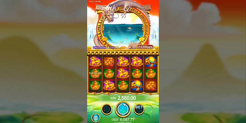 Dragons Gate Slot Machine Bonus Game