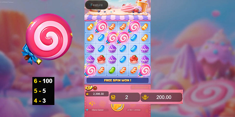 JDB Pop Pop Candy 1000 Slot - Scatter Symbol